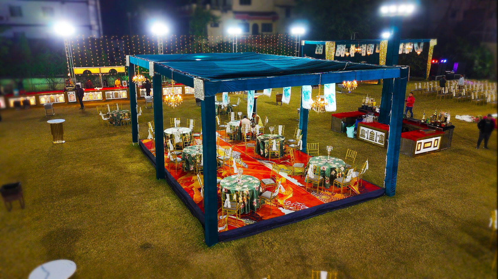Hotel Yashoda Privilege - Garden 1 gazebo setup, Bhopal